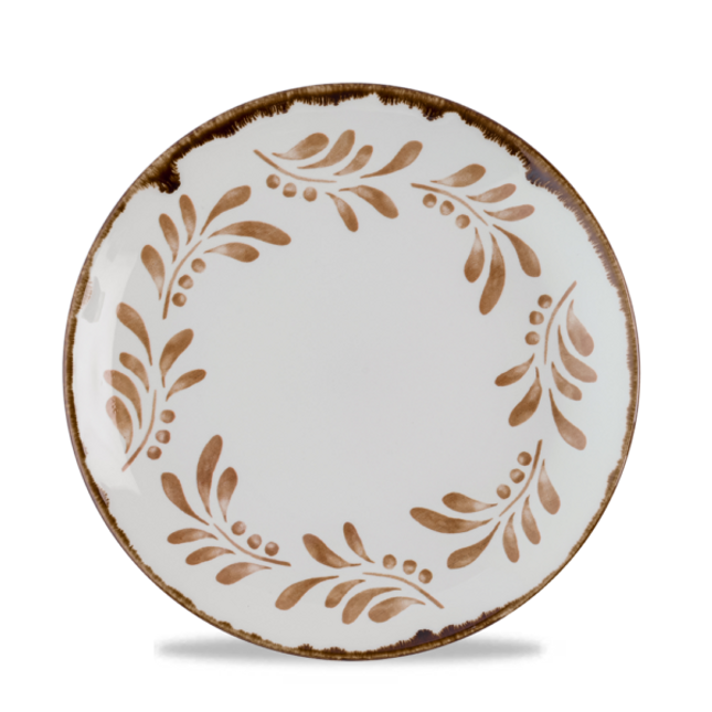 Harvest Mediterranean Terracotta Coupe Plate 21,7cm 12/box