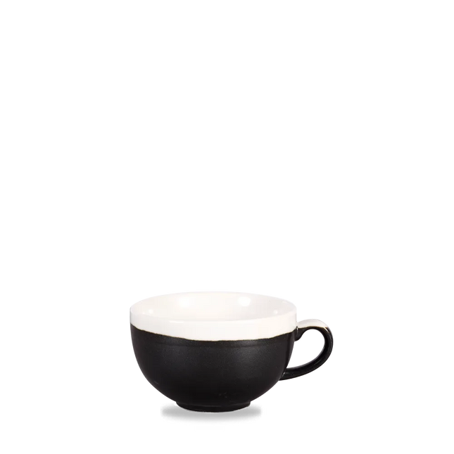 Monochrome Onyx Black Cappuccino Cup 355 ml 12/box
