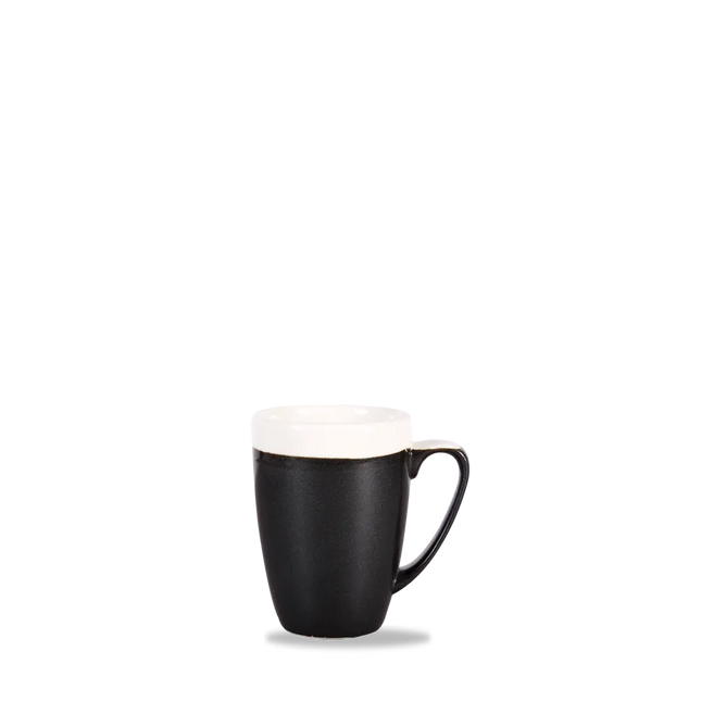 Monochrome Onyx Black Profile Mug 355ml 12/box