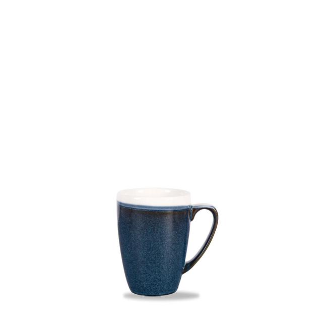 Monochrome Sapphire Blue Profile Mug 355ml 12/box