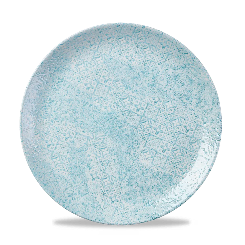 Med Tiles Aquamarine Evolve Coupe Plate 26cm 12/box