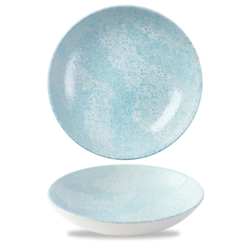 Med Tiles Aquamarine Evolve Coupe Bowl 24.8cm 12/box