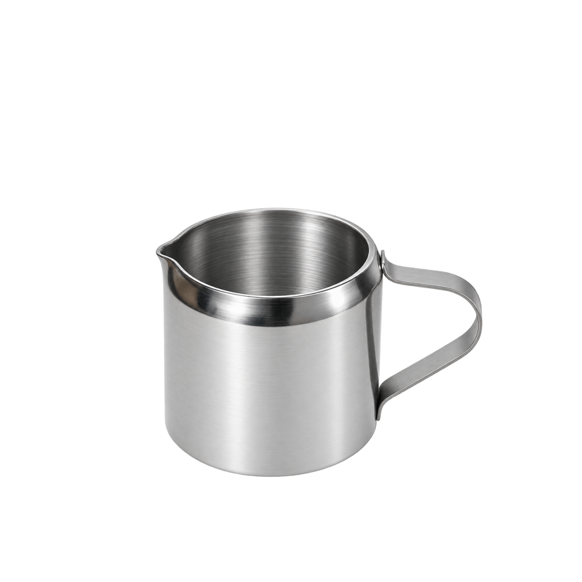 APS melkkannetje 100 ml – RVS kannetje voor melkschuim en latte art in de koffiebar