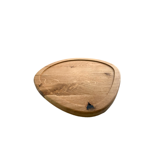 Ming wooden serving board, wild oak, waxed 29.5 cm