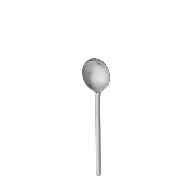 Sola New Dutch Satin soeplepel 18 cm – roestvrij staal met satijnen afwerking, ideaal voor horeca en thuisgebruik.