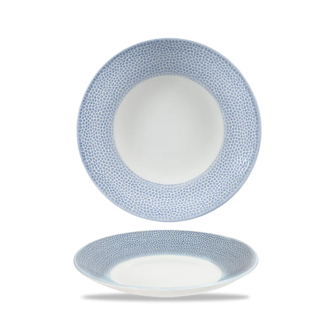 Isla Spinwash Ocean Blue Deep Coupe Plate 25.5cm 12/box