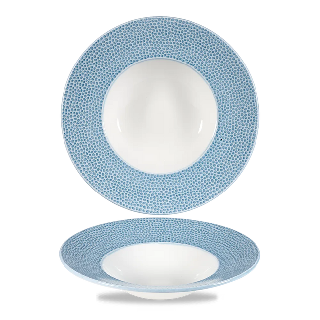 Isla Spinwash Ocean Blue Wide Rim Bowl 24cm 12/box