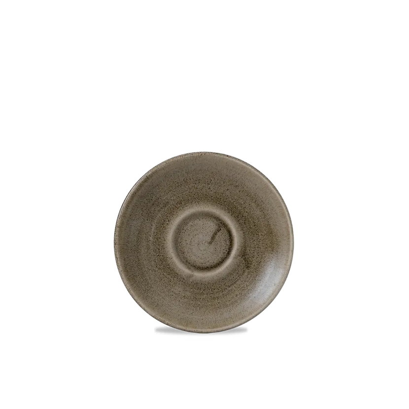 Patina Antique Taupe Espresso Saucer 11.8cm 12/box