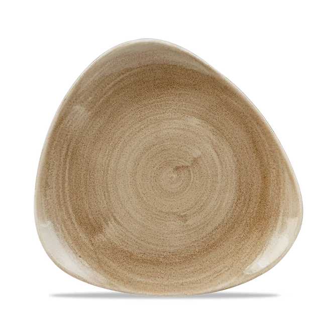 Stonecast Patina Antique Taupe Lotus Plate 23cm 12/box