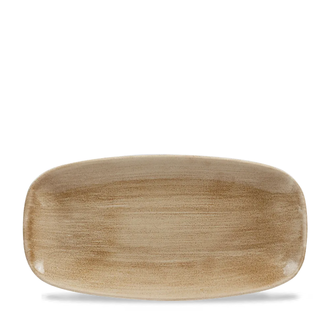 Stonecast Patina Taupe Chefs Oblong Plate 29.8x15.3cm