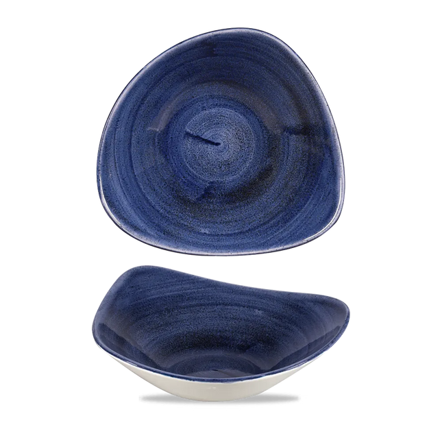 Stonecast Patina Cobalt Blue Lotus Bowl 23.5 cm 12/box