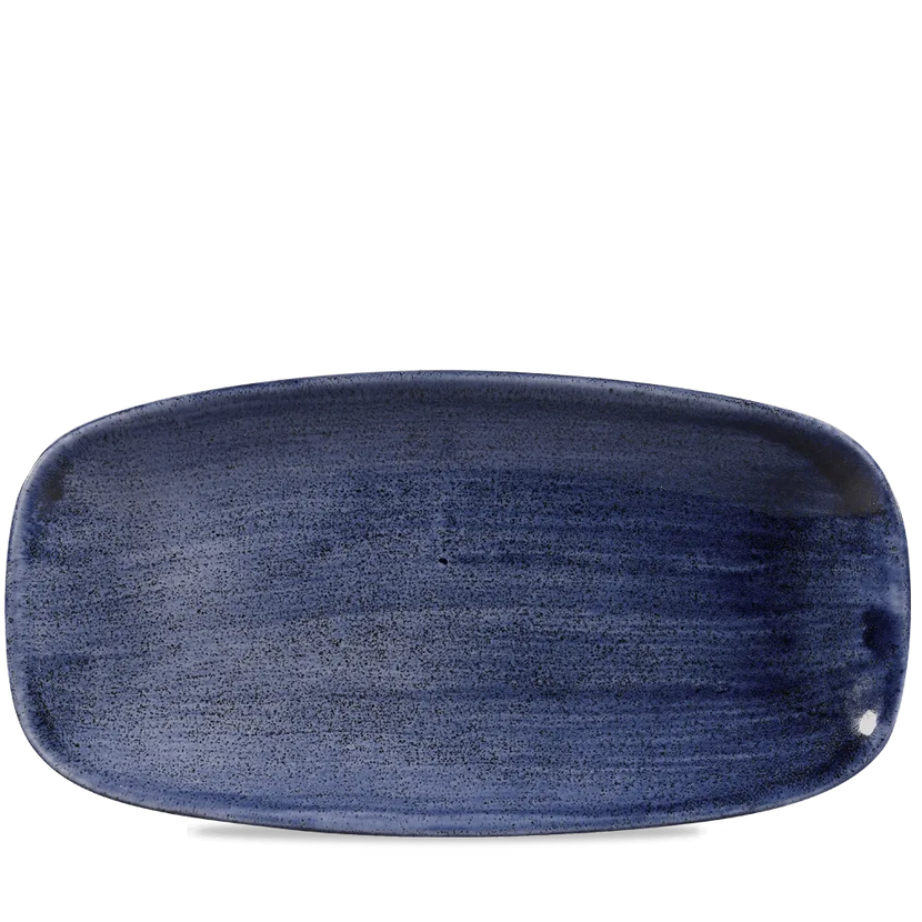 Stonecast Patina Cobalt Blue Chefs Oblong Plate 12/box