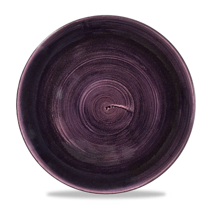 Stonecast Deep Purple Evolve Coupe Plate 28.8cm 12/box