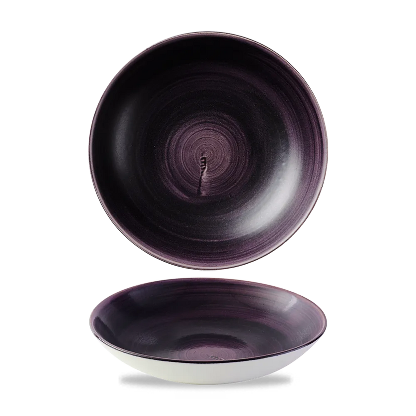 Stonecast Deep Purple Evolve Coupe Bowl 18.2cm 12/box