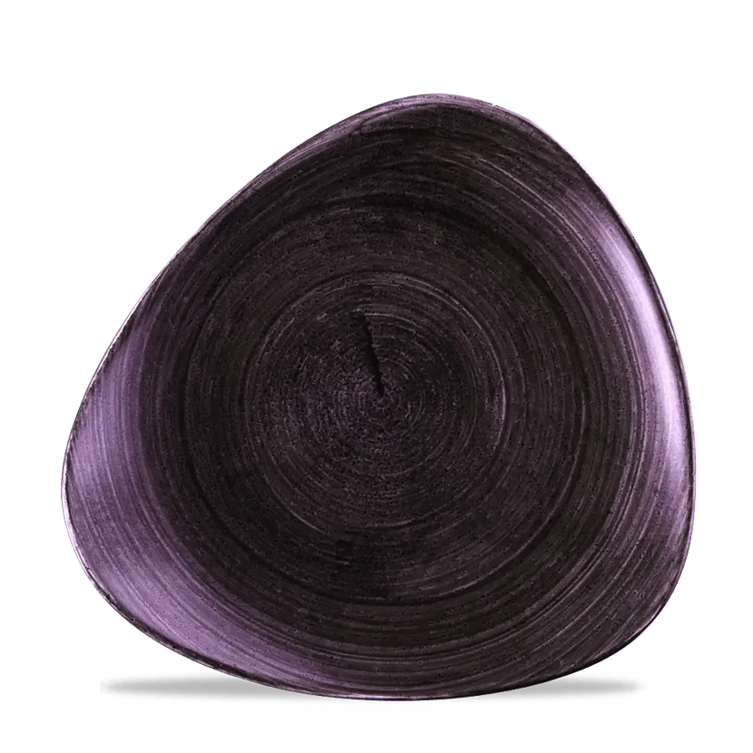 Stonecast Patina Deep Purple Lotus Plate 26.5cm 12/box