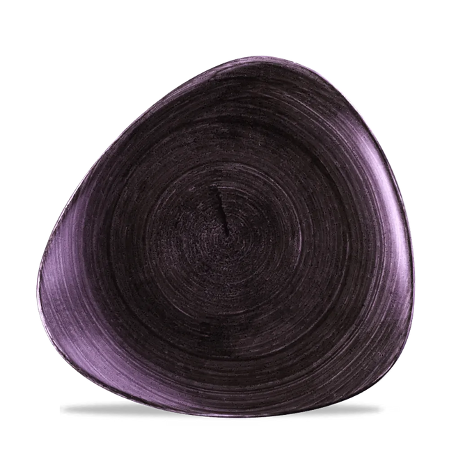 Stonecast Patina Deep Purple Lotus Plate 26.5cm 12/box