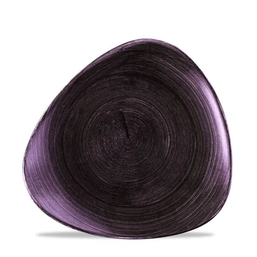 Stonecast Patina Deep Purple Lotus Plate 22.9cm 12/box