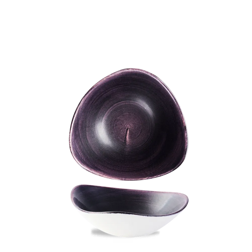 Stonecast Patina Deep Purple Lotus Bowl 18.5cm 12/box