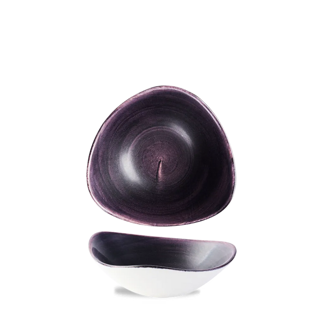 Stonecast Patina Deep Purple Lotus Bowl 18.5cm 12/box