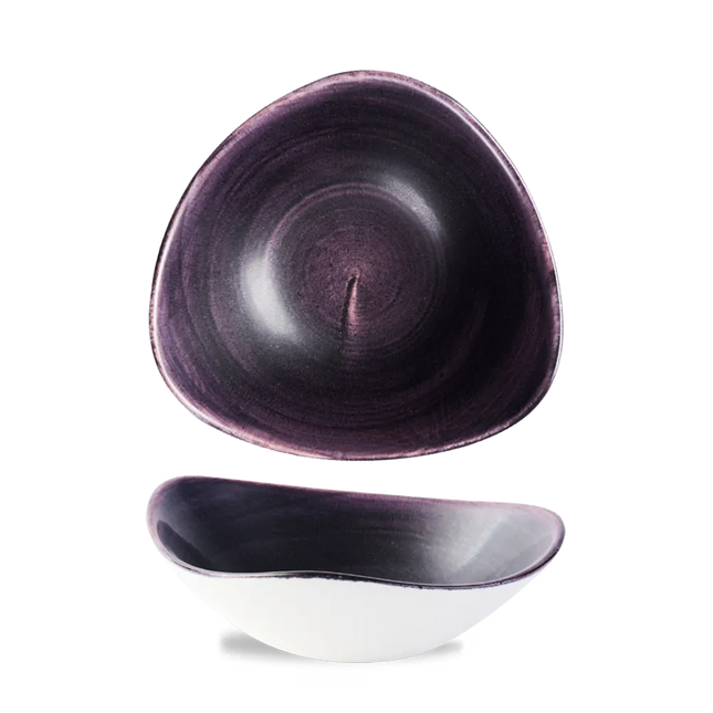 Stonecast Patina Deep Purple Lotus Bowl 23.5cm 12/box