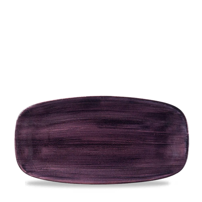 Stonecast Deep Purple Chefs Oblong Plate 29.8x15.3cm 12/box