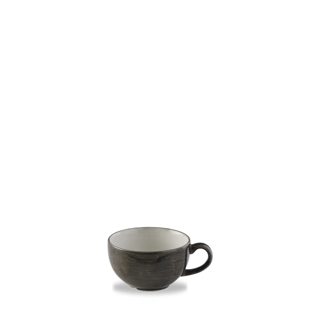 Stonecast Patina Iron Black Cappuccino Cup12/box