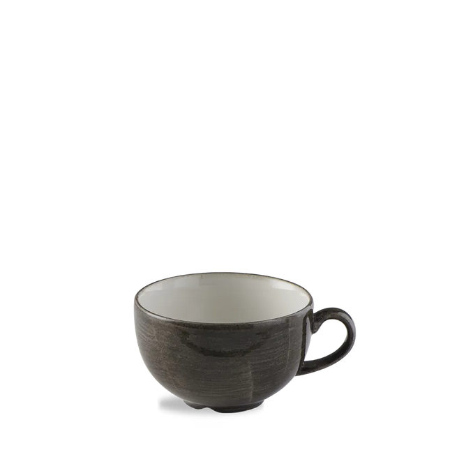 Stonecast Patina Iron Black Cappuccino Cup 12/box