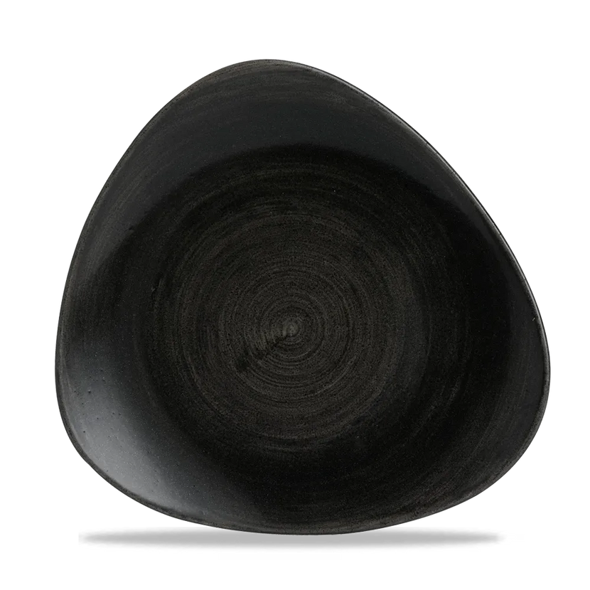 Stonecast Patina Iron Black Lotus Plate 26.5 cm 12/box