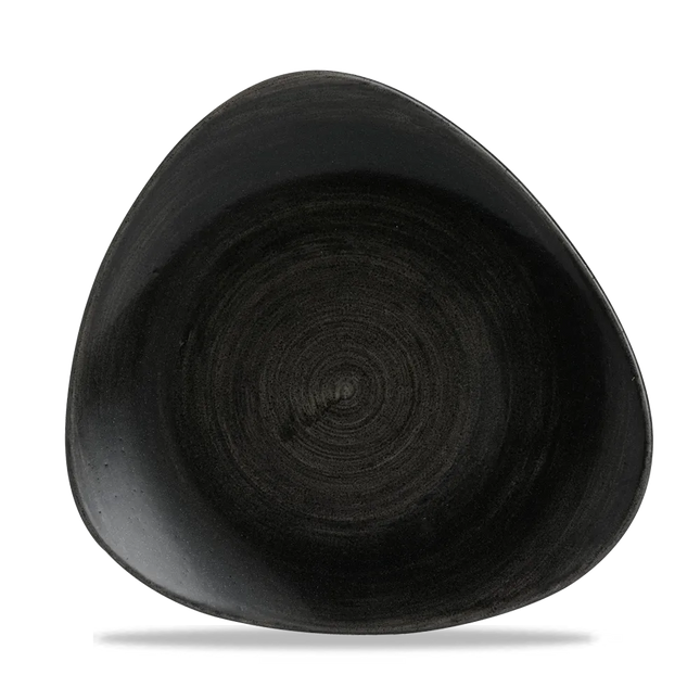 Stonecast Patina Iron Black Lotus Plate 26.5 cm 12/box