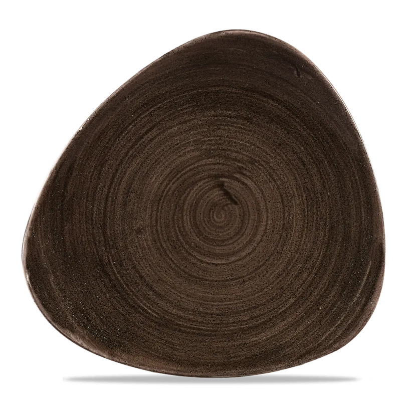 Stonecast Patina Iron Black Lotus Plate 9" 12/box