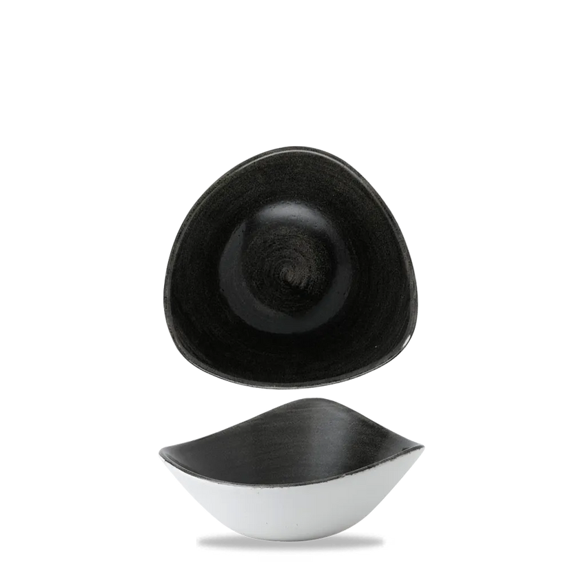 Stonecast Patina Iron Black Lotus Bowl 18.5 cm 12/box
