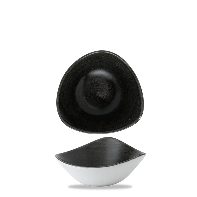 Stonecast Patina Iron Black Lotus Bowl 18.5 cm 12/box