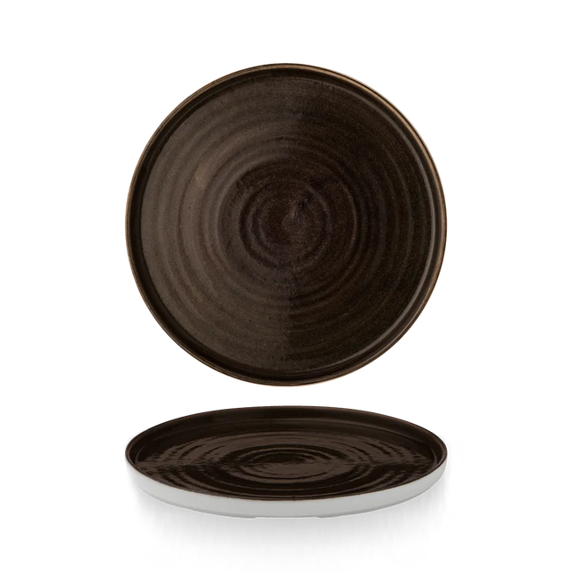 Stonecast Patina Iron Black Walled Plate 21 cm 6/box