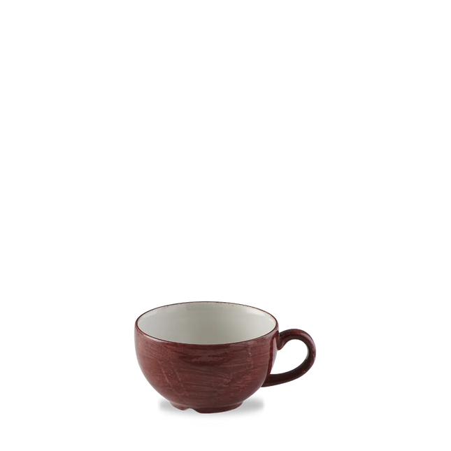 Stonecast Patina Red Rust Cappuccino Cup 12/box