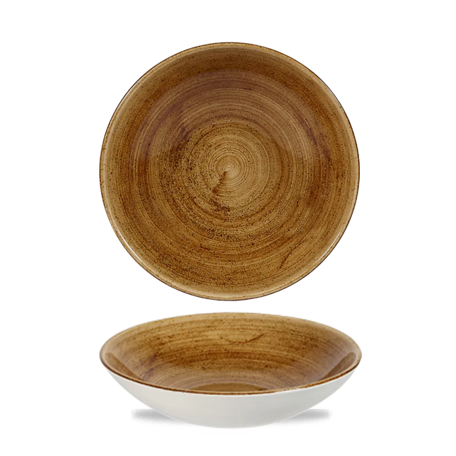 Stonecast Patina Copper Evolve Coupe Bowl 18cm 12/box