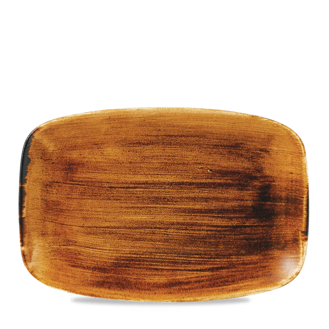 Stonecast Patina Copper Oblong Chefs Plate 6/box