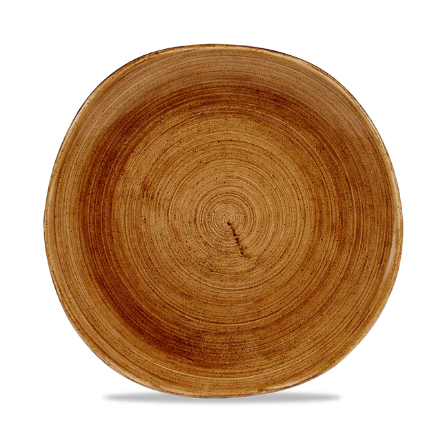 Stonecast Patina Copper Round Trace Plate 26.4cm 12/box