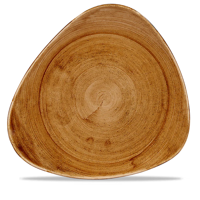 Stonecast Patina Vintage Copper Lotus Plate 30cm 6/box