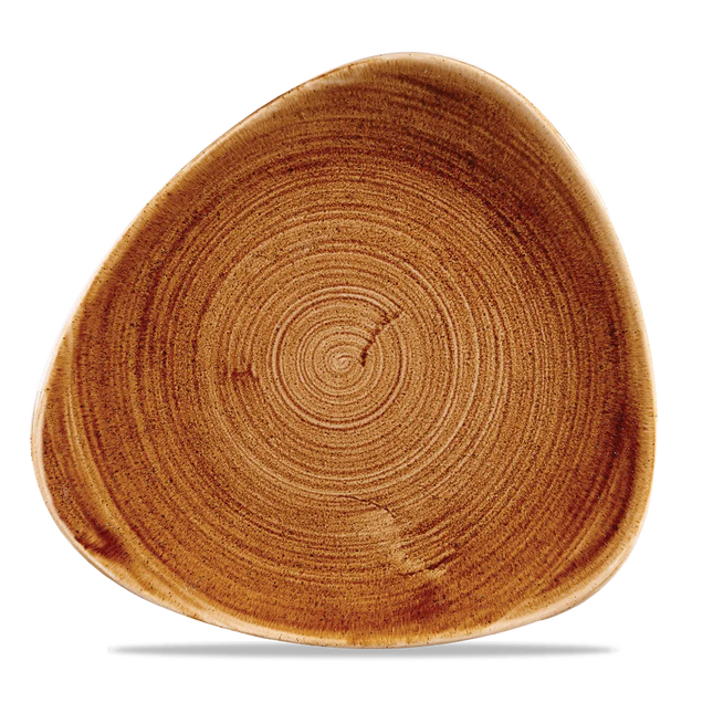 Stonecast Patina Vintage Copper Lotus Plate 23cm 12/box