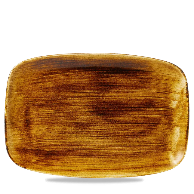 Stonecast Patina Vintage Copper Oblong Chefs Plate 6/box