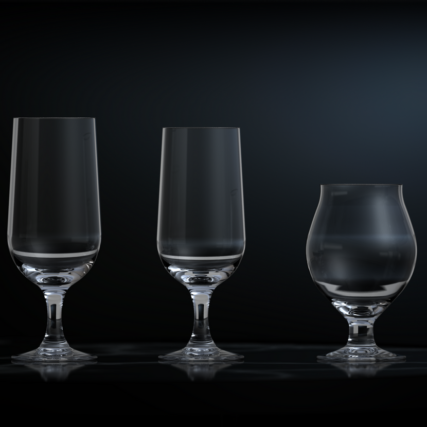 Onis Perfection Beer glas 405 ml close-up professioneel bierglas horeca