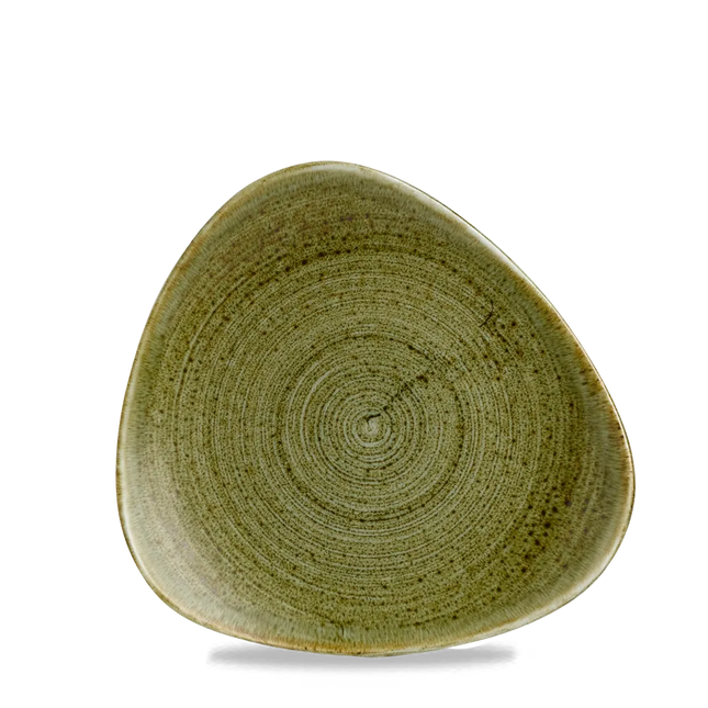 Plume Green Lotus Plate 22.9cm 12/box