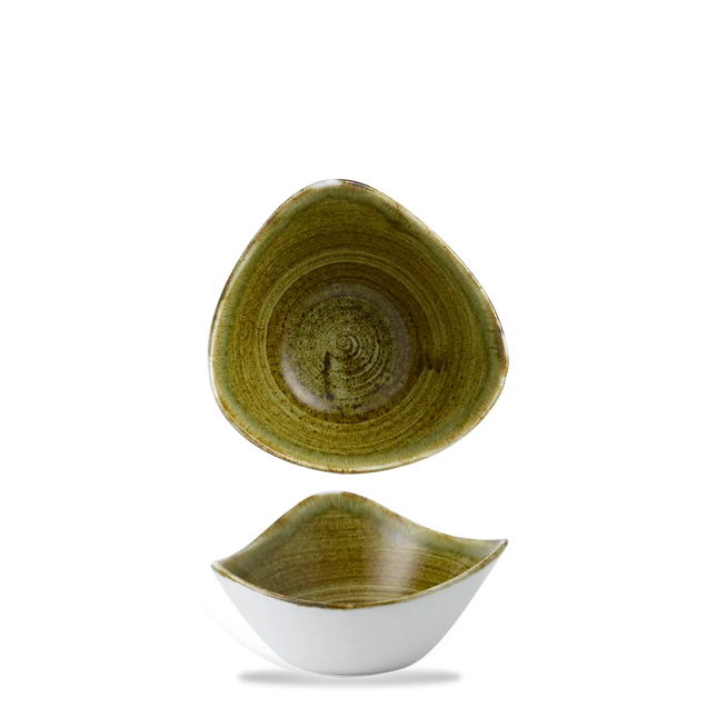 Plume Green Lotus Bowl 15.3cm 12/box