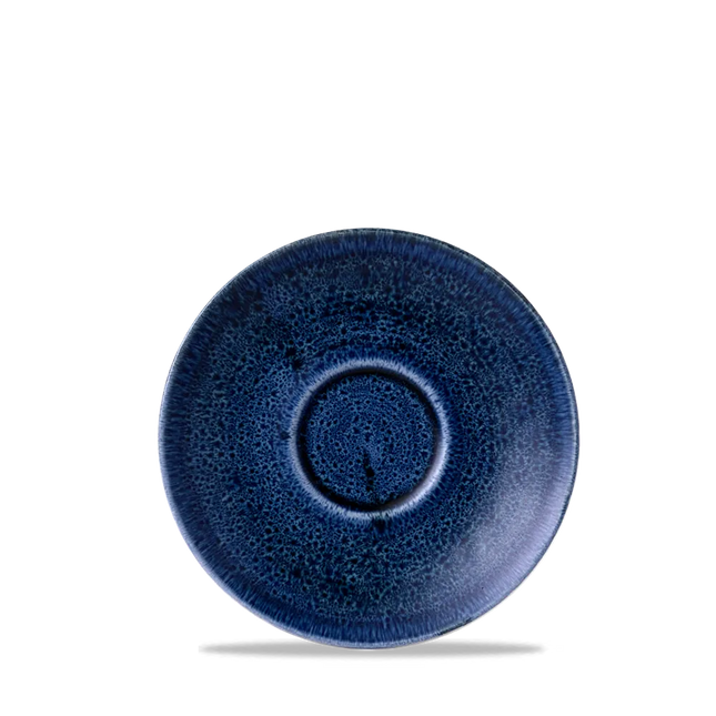 Plume Ultramarine Cappuccino Saucer 15.6cm 12/box