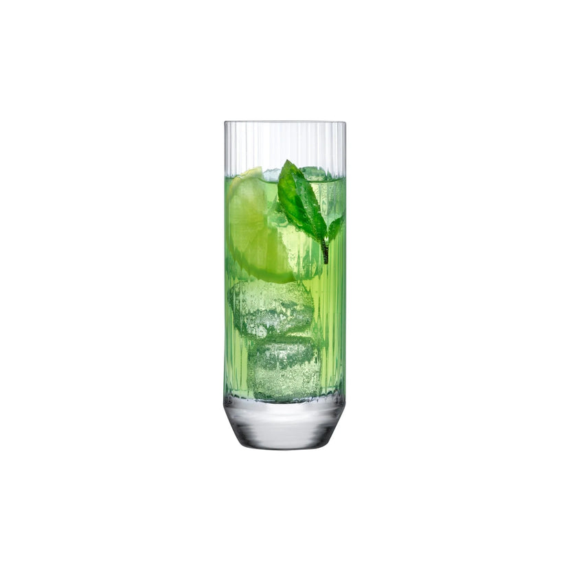 Nude Big Top highball glas 340 ml – modern designglas voor cocktails en frisdrank – set van 6 – APS Glass & Bar Supply

