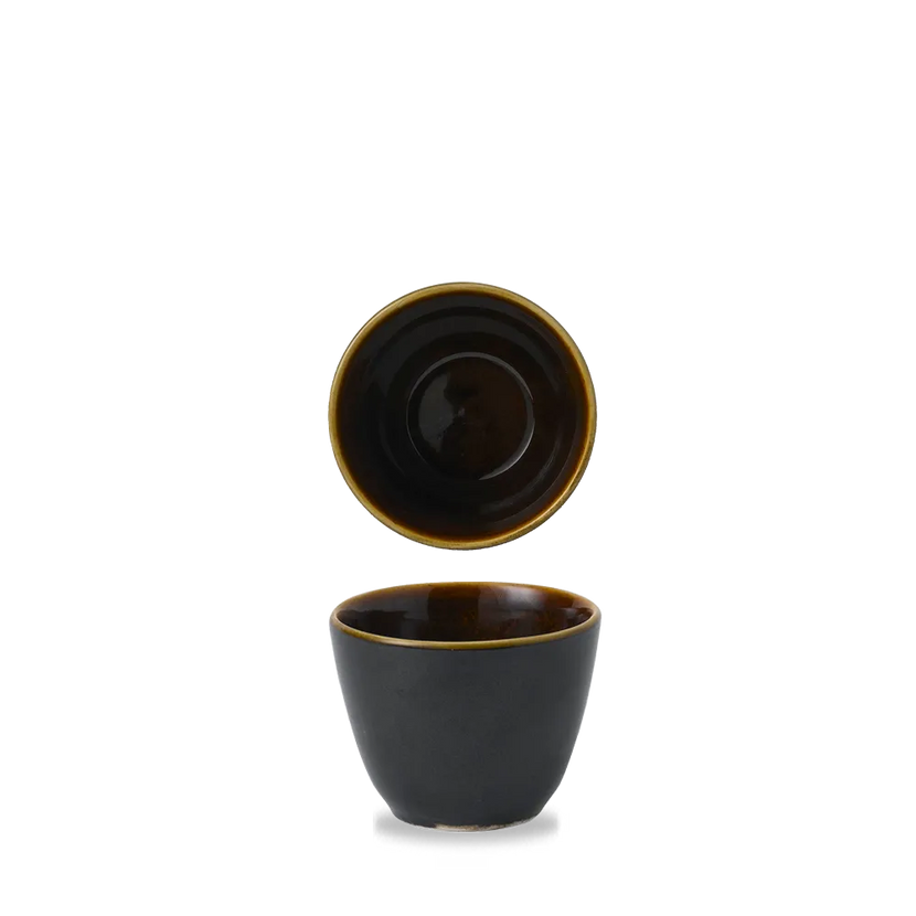 Nourish Black Onyx Two Tone Contour Chip Mug 295 ml 12/box