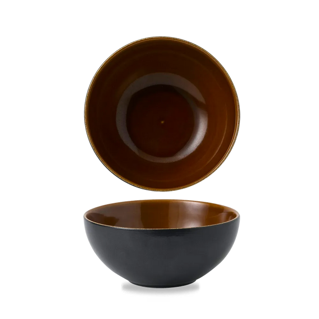 Nourish Black Onyx Two Tone Noodle Bowl 1242 ml 6/box