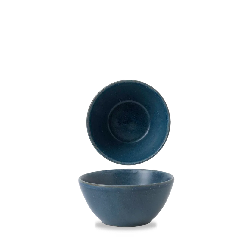 Nourish Oslo Blue Contour Snack Bowl 428 ml 12/box