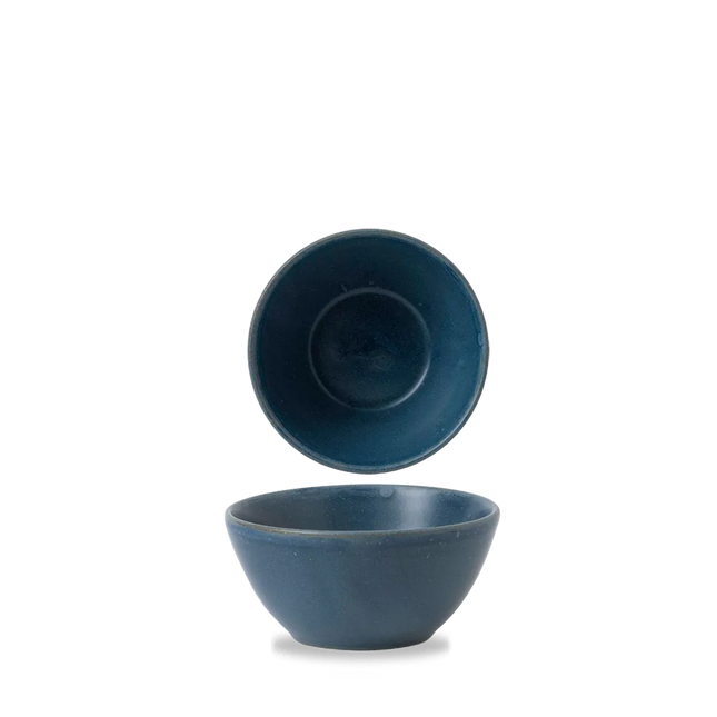 Nourish Oslo Blue Contour Snack Bowl 428 ml 12/box