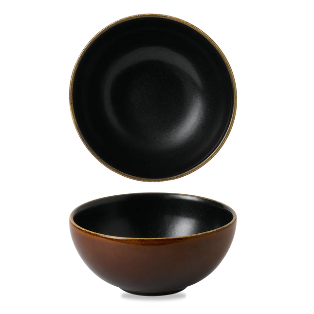 Nourish Siena Brown Deep Bowl 768 ml 6/box